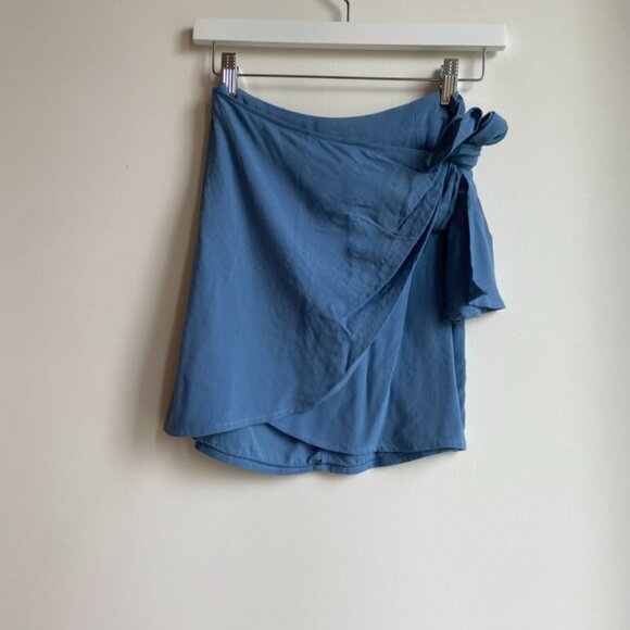 Cassiel Sarong Mini Skirt - Picture 2 of 11